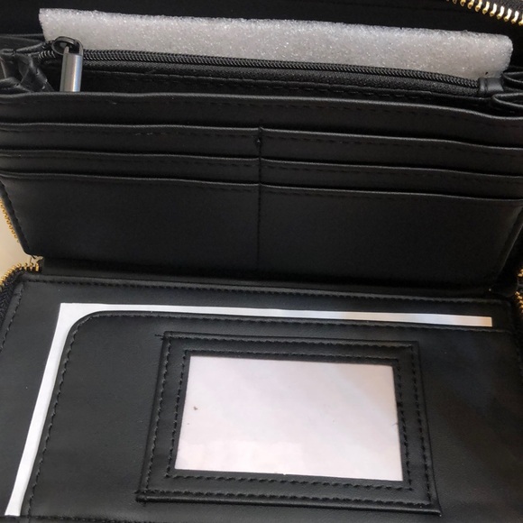 Betsey Johnson Leopard Heart Print White Faux Leather ZA Continental Wallet NWT - Picture 15 of 16